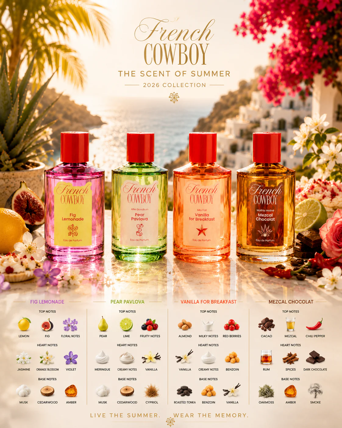 French Cowboy All Fragrances Eau de Parfum 4x100ml - Image 2
