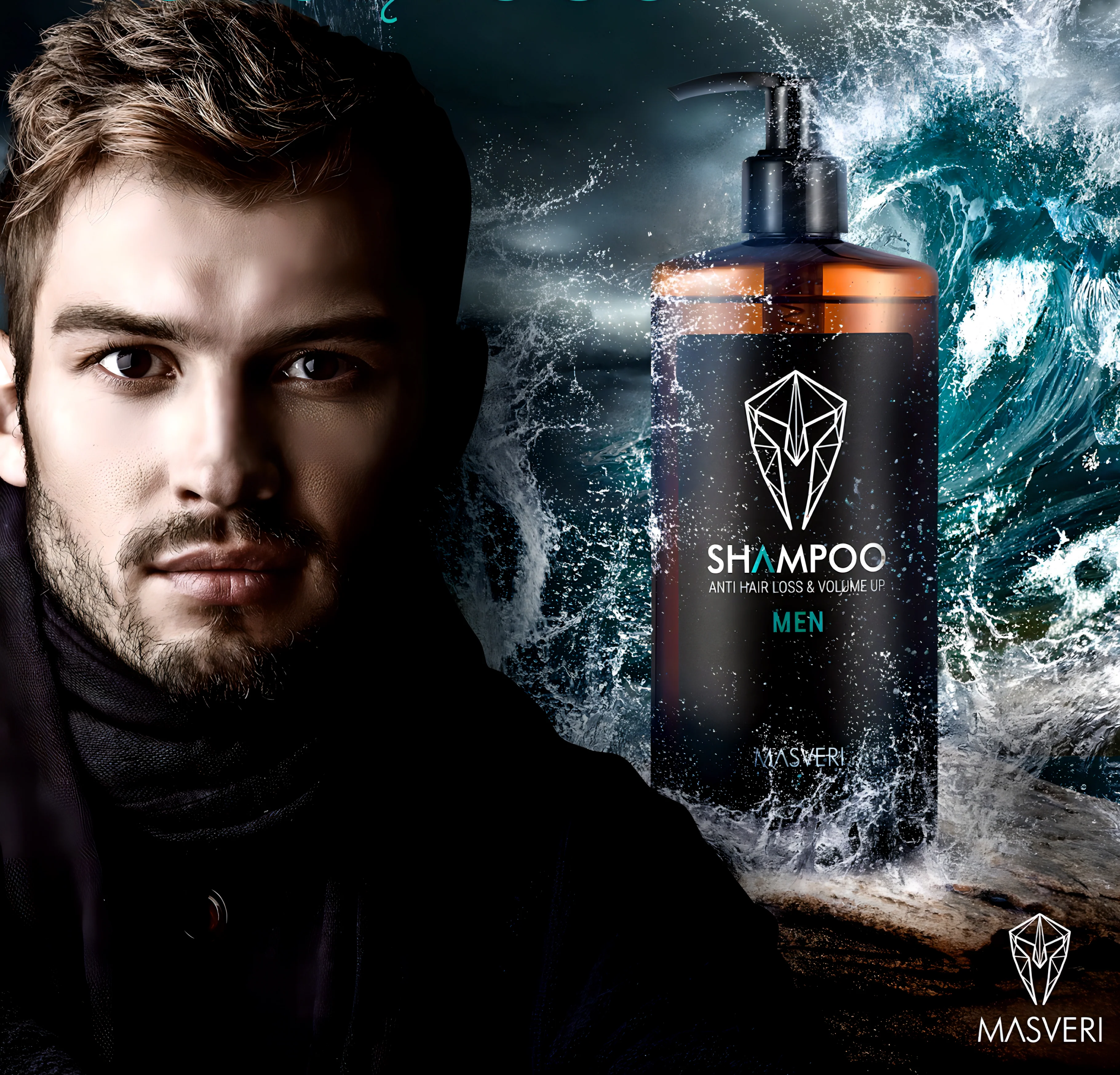 Masveri Men Anti-Hairloss & Volume Up Shampoo 250ml - Image 4