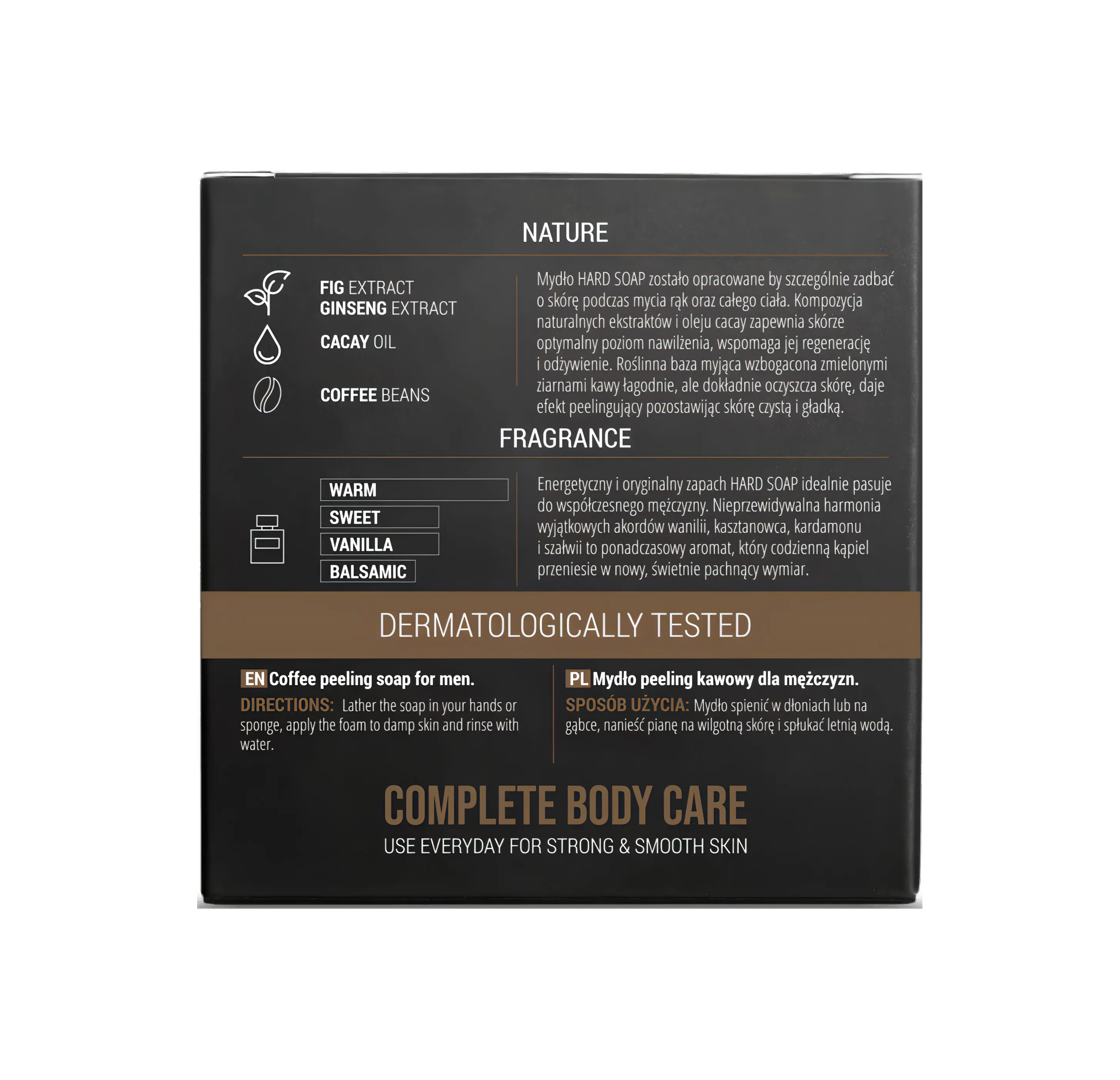 Masveri Men Beard & Face Peeling & Smooth Skin Soap 100g - Image 3