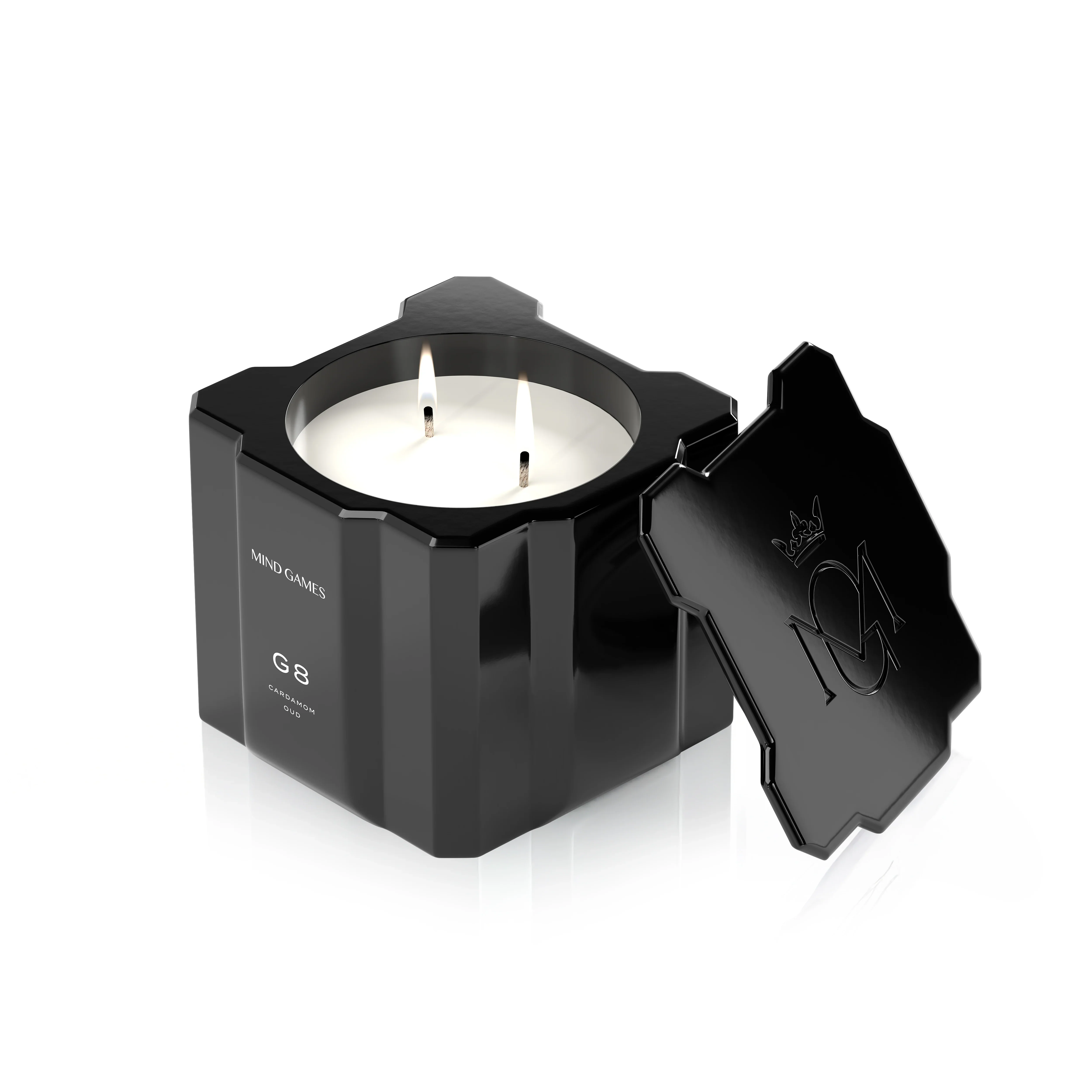 Mind Games G8 Cardamom Oud 10oz Luxury Candle 283g