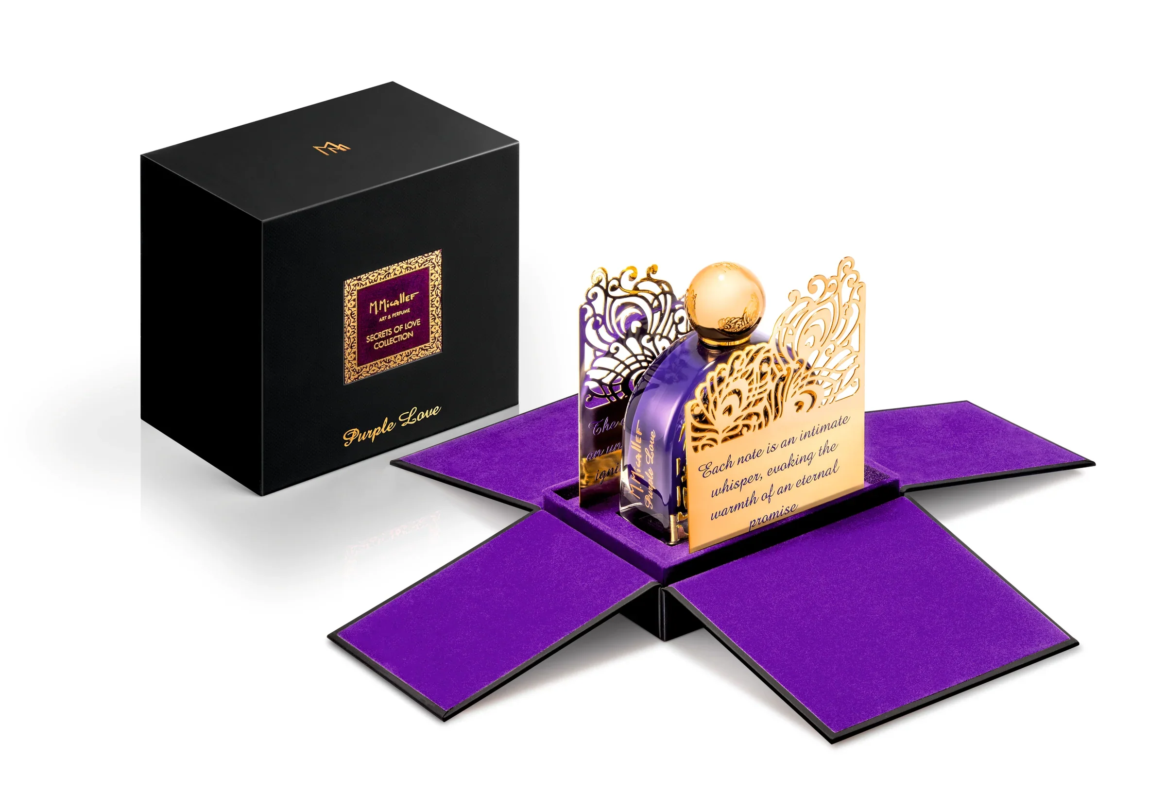 Purple Love M.Micallef Limited Edition Eau De Parfum 100ml - Image 3