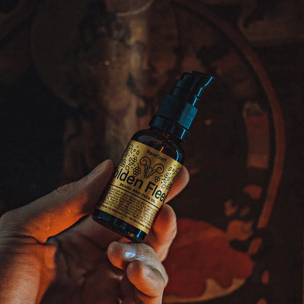 RareCraft Golden Fleece Skjeggolje 30ml - Image 2