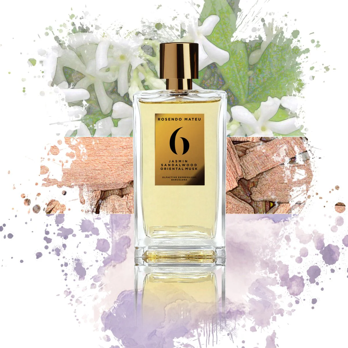 Rosendo Mateu 6 Jasmin, Sandalwood, Oriental Musk 100ml - Image 2
