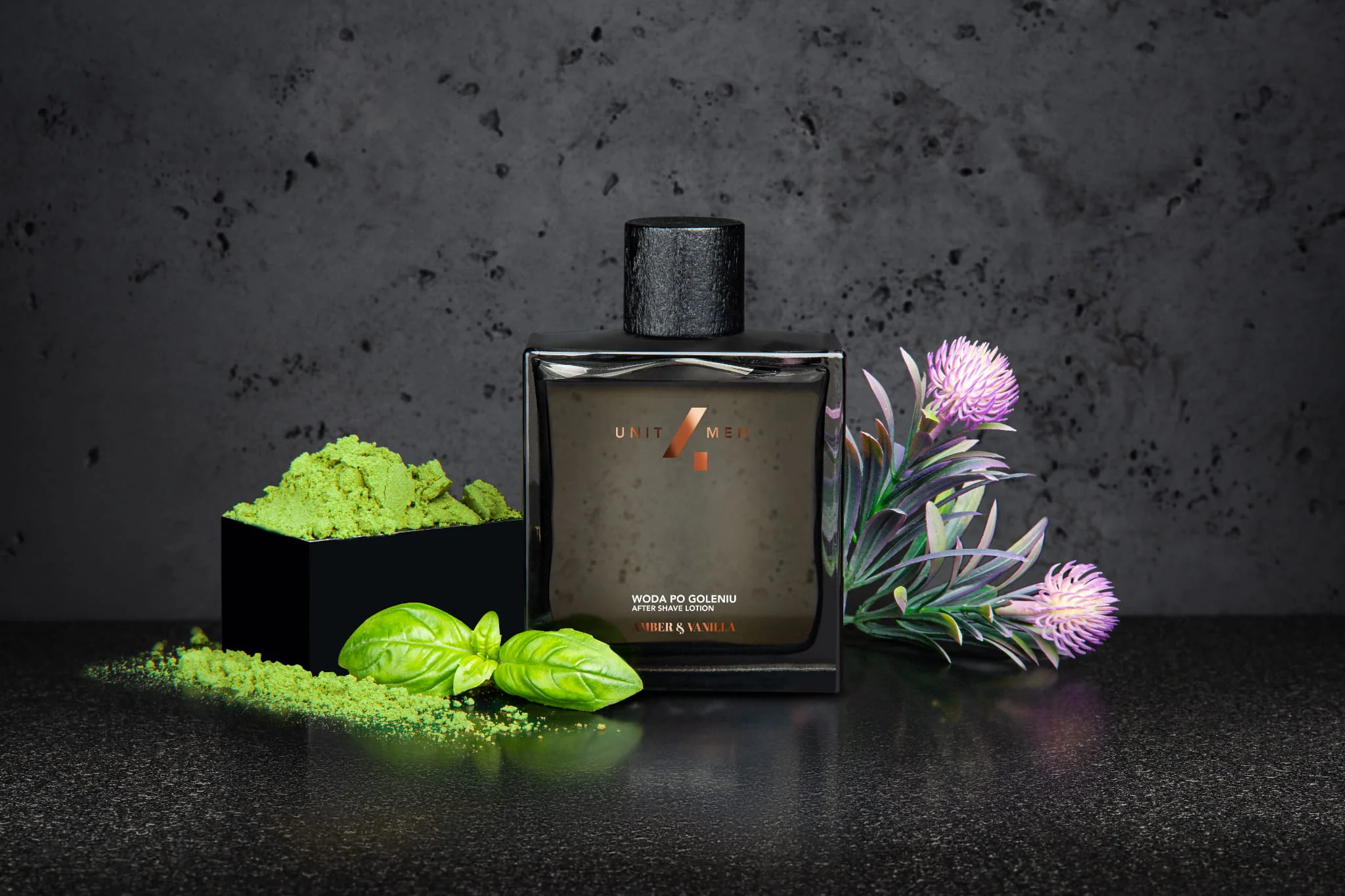 Unit4Men Aftershave Rav og Vanilje 100ml (Alkohol fri) - Image 2